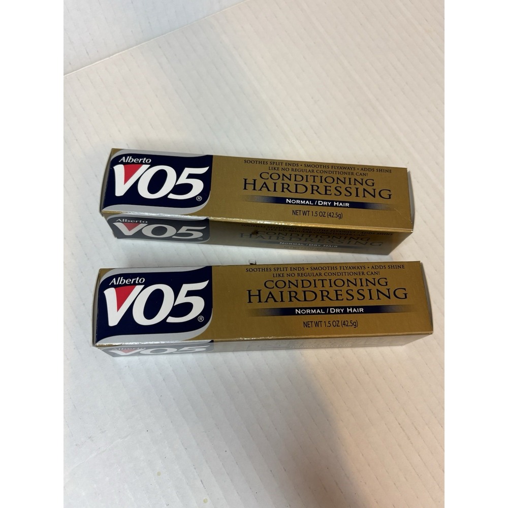 VO5 Conditioning Hairdressing Normal/Dry Hair New 1.5 oz. Two Boxes